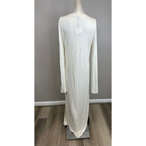 Toteme long-sleeve jersey dress meringue Size XL $520 - Picture 7 of 10